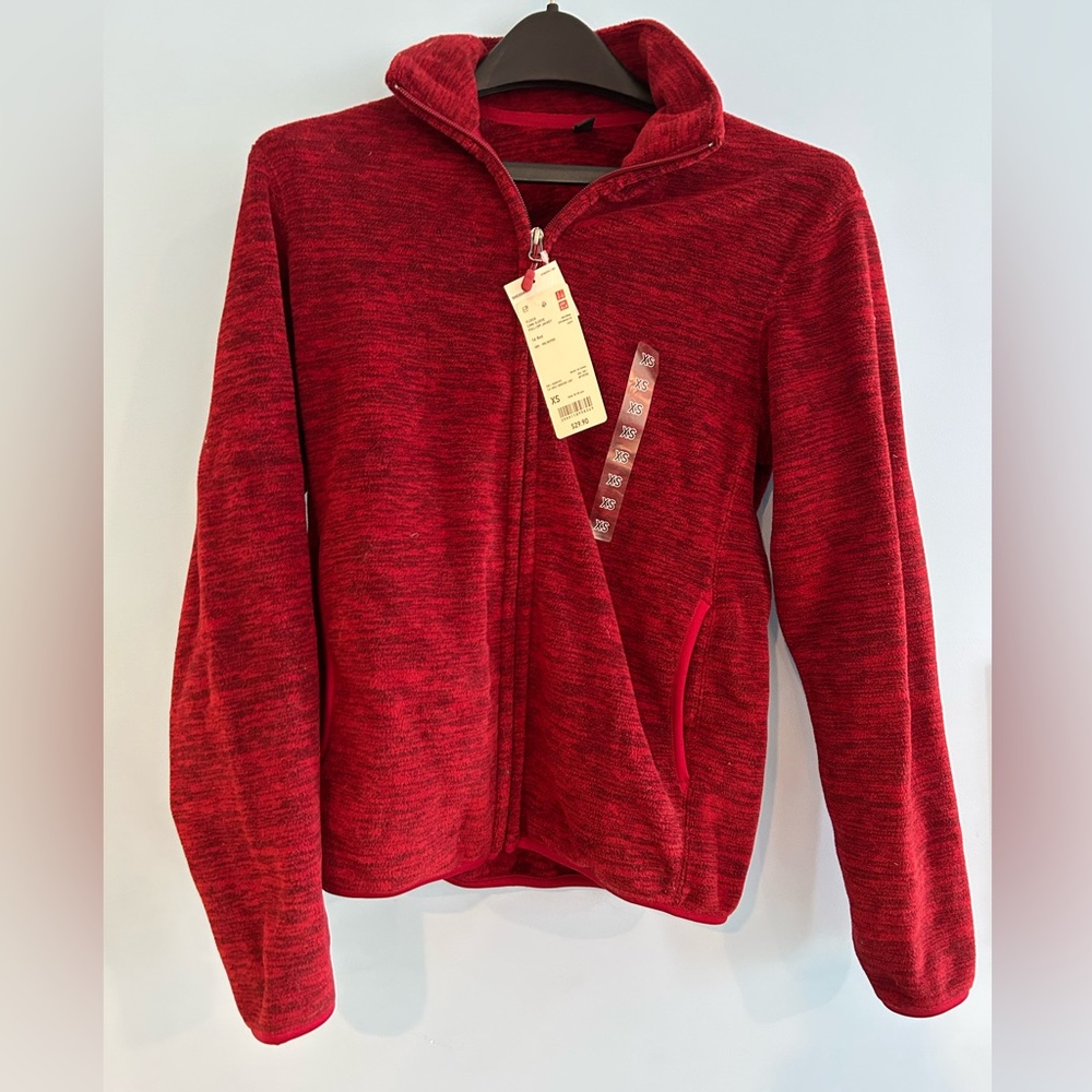 NWT Red Uniqlo Fleece